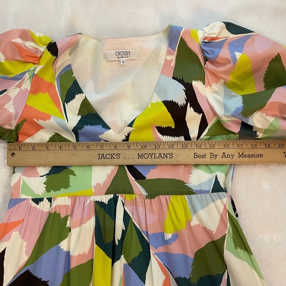 Crosby Brawley Dress, Poinciana  XS in new like condition, summer fun, feminine - Picture 8 of 8